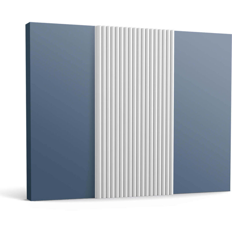 3d panneau mural Orac Decor WX210-2600 reed Lambris mural Panneau acoustique Frise Cimaise Moulure en stuc Moulure décorative design moderne blanc