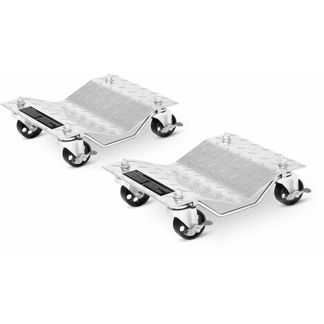 Lot de 2 chariots de déplacement véhicule - 680 kg/chariot