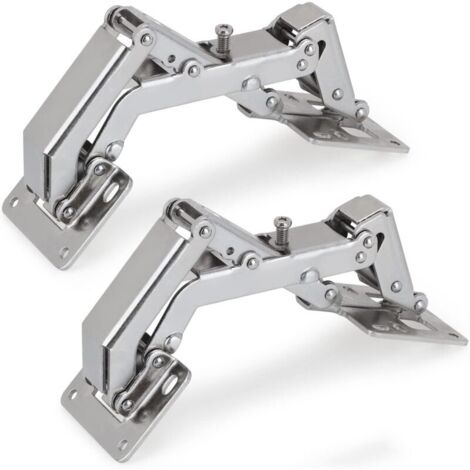 Lot de 2 Charniere Porte Placard Charnières de Portes Charnières Pour Placards 170 Degrés, Charniere Invisible Armoire de Cuisine, Charnière de Porte à Grand Angle