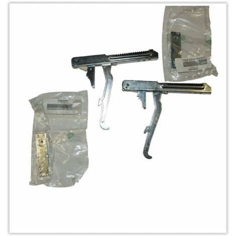 Lot de 2 charnieres avec supports four Arthur Martin Faure 50247356004 Electrolux