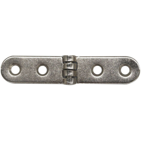 Lot de 2 charnières de porte argentées pour modélisme - Solution de meubles flexibles et installations simples