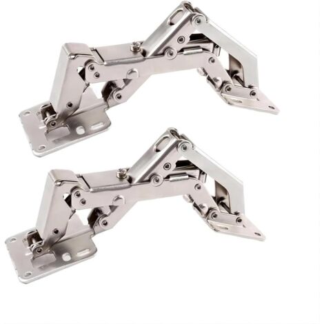 Lot de 2 charnières de porte de cuisine à 170 degrés - Porte grand angle H