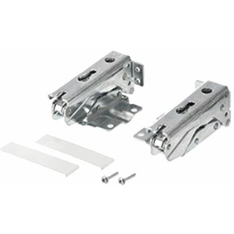 Lot de 2 charnières d'origine (00481147, 00492680) Réfrigérateur, congélateur BOSCH, DE DIETRICH, GAGGENAU, NEFF, SAUTER, SIEMENS, SIMENS