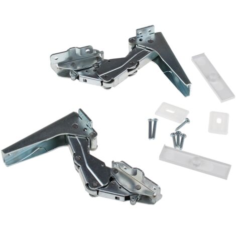 Lot de 2 Charnieres (inferieur & superieur) pour Refrigerateur, Congelateur WHIRLPOOL 481231018626