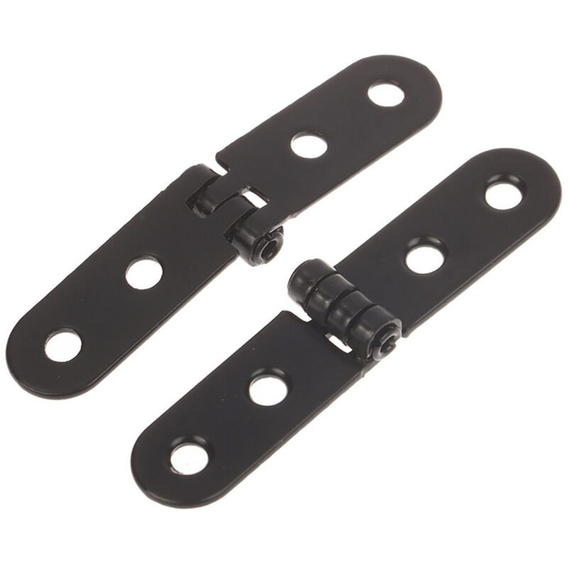 Lot de 2 Charnières Pliantes à 180° avec Clous – Montage sur Porte, Style Romantique, Métal Mat pour Armoire, Machine à Coudre et Accessoires de