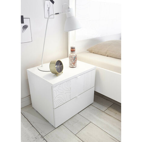 Lot de 2 chevets AVOLTE - Noir