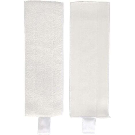 Lot de 2 chiffons de rechange pour balai vapeur Karcher SC1/SC2/SC3/SC4/SC5/SV7