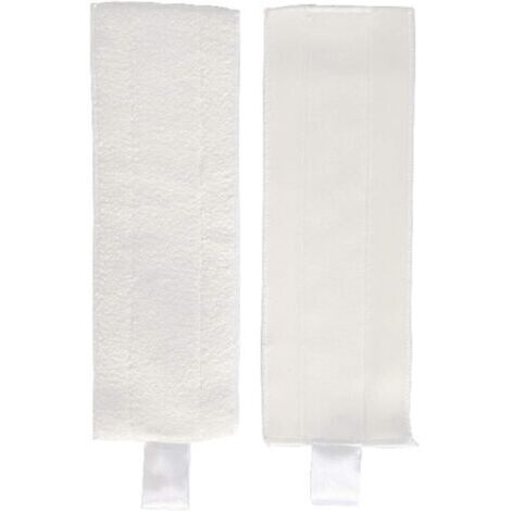 Lot de 2 chiffons de rechange pour balai vapeur Karcher SC1/SC2/SC3/SC4/SC5/SV7