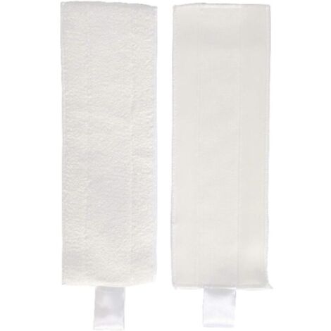 Lot de 2 chiffons de rechange pour balai vapeur Karcher SC1/SC2/SC3/SC4/SC5/SV7