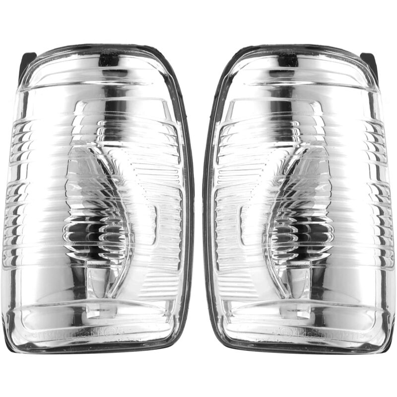 Lot de 2 clignotants de rétroviseurs transparents gauche et droite pour Ford Transit Mk8 2014-2019 BK3113B382AB BK3113B381AB 1847387 1847389