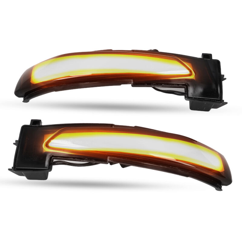 Debuns - Lot de 2 clignotants dynamiques à led 6325J5 6325J4, feu de position fumé pour rétroviseur latéral, pour Peugeot 508 sw (2010-2017),de