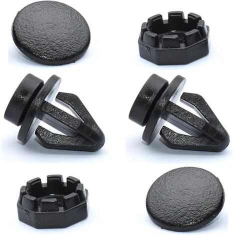 Lot de 2 Clip Fixation Plage Arriere, Clips de Tablette de Rechange 799161KA2A, Supports de Fixation de Bagages Arrière Compatible avec Nissan juke 2010-2014 (Noir)