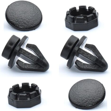 Lot de 2 Clip Fixation Plage Arriere, Clips de Tablette de Rechange 799161KA2A, Supports de Fixation de Bagages Arrière Compatible avec Nissan juke 2010-2014 (Noir)