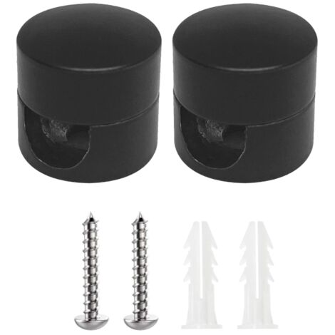 Lot de 2 clips de câble réglables, solution de gestion des câbles durable, organisateur de câbles compact pour l'organisation de la maison et du bureau-AquaForge