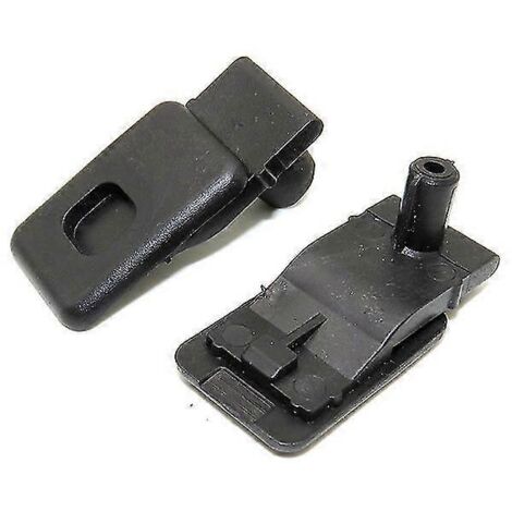 Lot de 2 clips de fixation en plastique pour boîte à gants de voiture Chevrolet Cruze Berline/Hatchback 2009-2015 - Noir