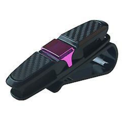 Lot de 2 clips de fixation pour lunettes de soleil de voiture rose rouge, clips de fixation pour visière de pare-soleil, accessoires intérieurs de voiture