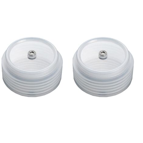 Lot de 2 collecteurs de poussière pour perceuse électrique, bac à cendres, accessoires de scie cloche bimétallique avec roulements intégrés pour ouvre-trous de 160 mm