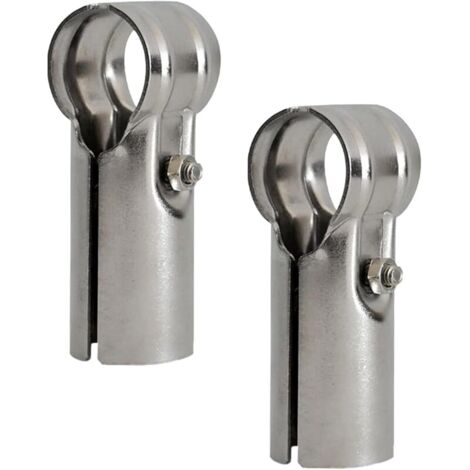 Lot de 2 colliers de serrage en T en acier inoxydable pour 32mm tuyaux, boulons et écrous inclus