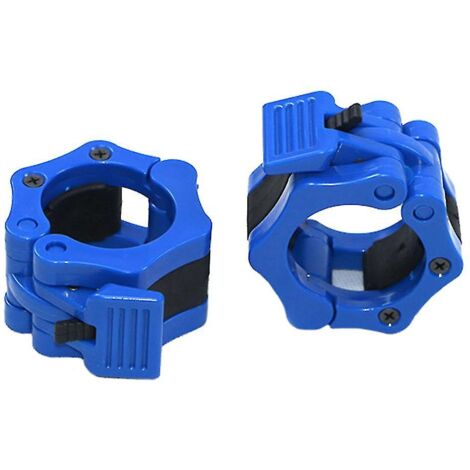 Lot de 2 colliers de serrage pour barre d'haltères de 50 mm - Boucle de verrouillage pour barre de fitness en salle de sport