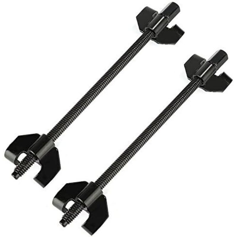 Lot de 2 Compresseur Ressort Amortisseurs,380mm Tendeurs à Ressorts Abaissement de Voitures Amortisseur de Chocs pour Auto Suspension