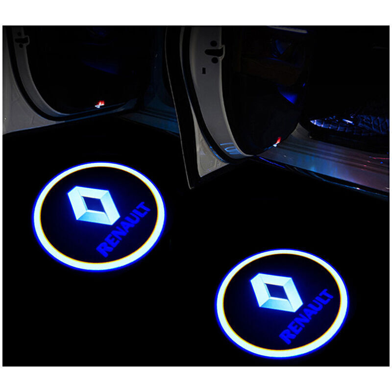 Lot de 2 Convient pour la lumière de bienvenue Renault Kele fier latitude Talisman Laguna Megane lumière de projection de porte modifiée