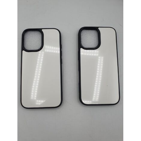 Lot de 2 Coques de protection pour smartphone - Noir et Blanc - Sublimation