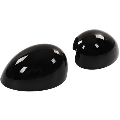 Lot de 2 coques de rétroviseur gauche droite brillant de rechange pour R55 R56 R57 R58 R59 R60 R61 moto retroviseurs