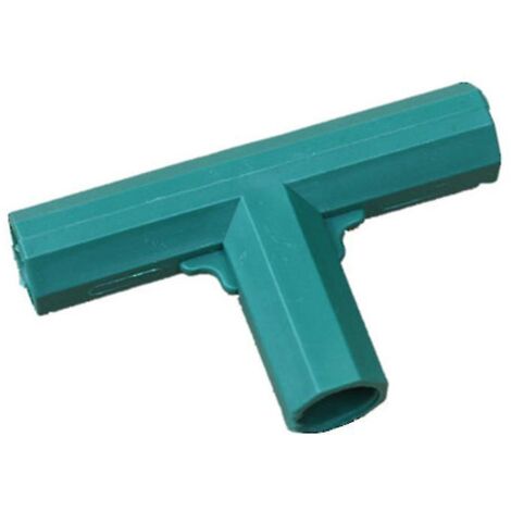 Lot de 2 coudes à 3 voies de 16 mm pour tuyaux PVC, raccord en T, connecteurs robustes pour structures de serres et mobilier, raccord de tente en T.