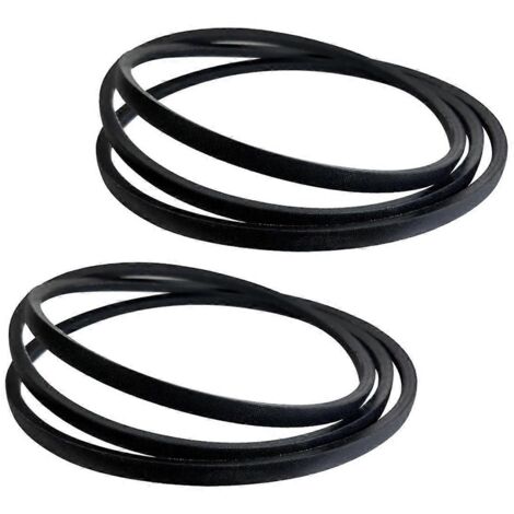 Lot de 2 courroies de plateau de coupe 144959 pour tondeuse autoportée de 42 pouces