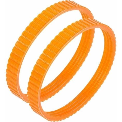 Lot de 2 courroies d'entraînement pour rabot  1900B Orange 9,6 mm