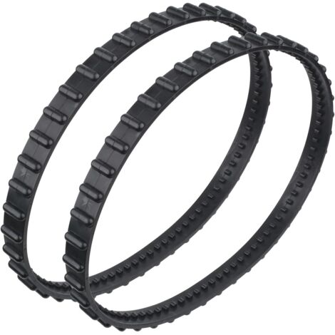 Lot de 2 Courroies d'entraînement RCX23002 pour Nettoyeur Hayward TigerShark et SharkVac, Noir