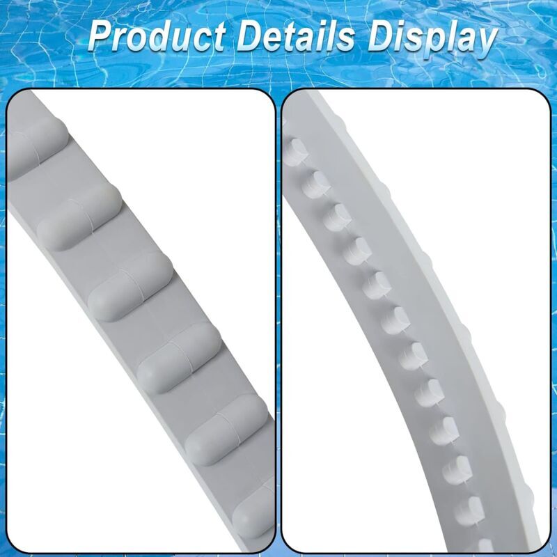 Lot de 2 courroies RCX23002 Aquavac Tiger Shark pour nettoyeur de piscine Hayward Aquavac Tiger Shark et ShakVac (longueur du rail 75 cm)-