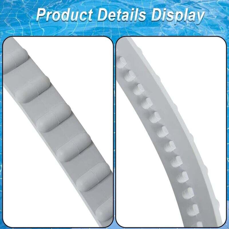 Lot de 2 courroies RCX23002 Aquavac Tiger Shark pour nettoyeur de piscine Hayward Aquavac Tiger Shark et ShakVac (longueur du rail 75 cm) Largeight