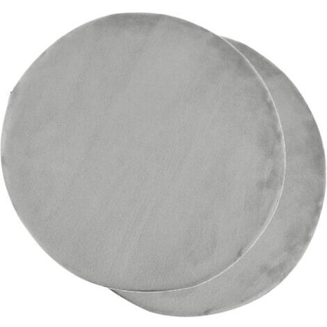 Lot de 2 coussin de chaise Rond, 38 cm rond en mousse à mémoire de forme chaise coussin de siège coussins pour chaises de Coussin de chaise pour chaises, bancs, tabourets