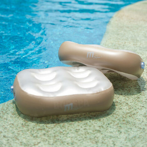 Lot de 2 coussins d'assise gonflables pour spa MSPA