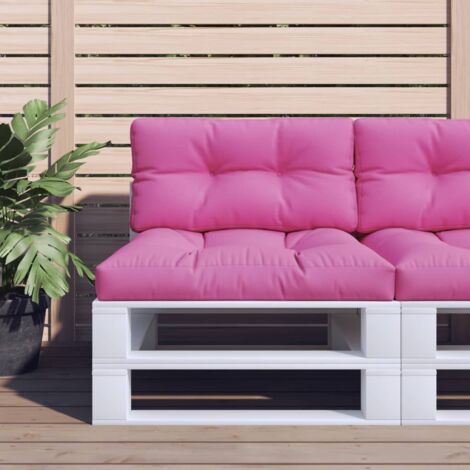 Zoomlie Coussin De Banc 135x35x8 Cm Rose - Éponge Haute Densité Pour Intérieur Et Extérieur