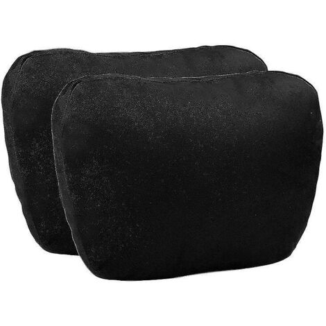 Lot de 2 coussins universels de soutien de la nuque pour appui-tête de voiture, compatibles avec la Classe S, doux et réglables.