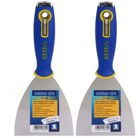 Lot de 2 couteaux à enduire multifonctions Semin CE 78 - 10 cm