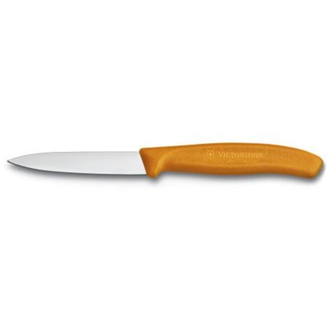 Lot De 2 Couteaux Office 8 Cm Orange - Swissclassic - Victorinox