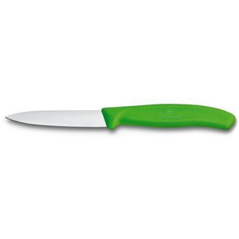 Lot De 2 Couteaux Office 8 Cm Vert - Swissclassic - Victorinox