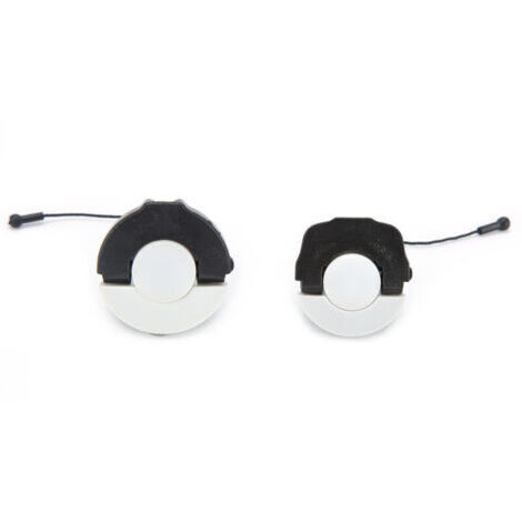 Lot de 2 couvercles de bouchon de réservoir d'huile et de carburant pour tronçonneuse STIHL MS210 MS230 MS250 MS290 MS340 MS360 MS380