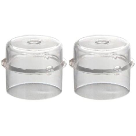 Lot de 2 couvercles de tasse à mesurer de 100 ml pour robot culinaire Thermomix TM5 TM6 TM31, pièces de rechange transparentes pour mixeur