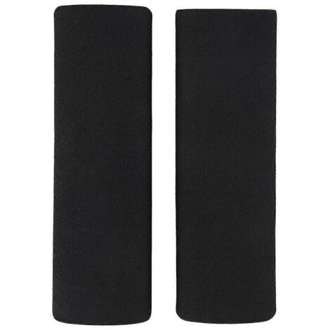 Lot de 2 couvre-guidons en mousse à enfiler pour moto, diamètre intérieur 2,7-3,0 cm, noir