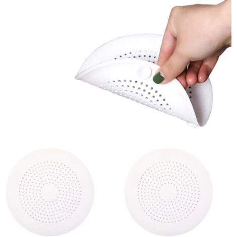 Lot de 2 crépines d'évier en silicone avec ventouse, filtre à cheveux pour douche, crépine d'évier de cuisine