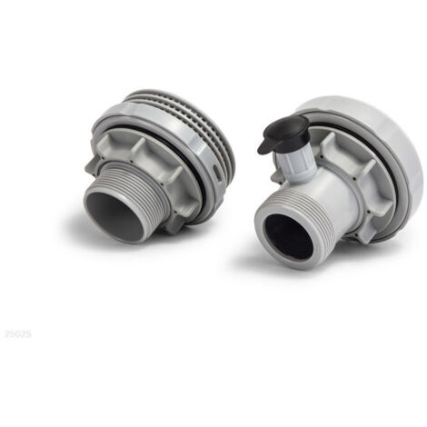 Lot de 2 crépines larges avec hydroaération pour piscine Intex