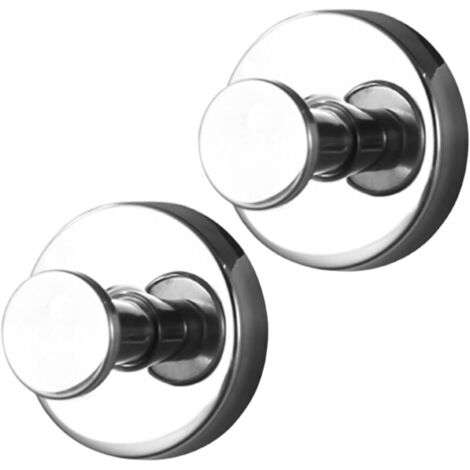Lot de 2 crochets à ventouse pour douche, crochets porte-serviettes amovibles pour salle de bain, fenêtre, porte vitrée, peignoir, crochet pour suspendre