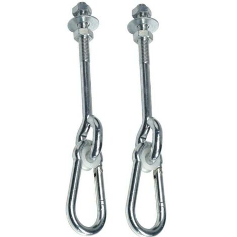 Lot de 2 crochets crochet de Plafond, Crochets de Suspension, Vis de Fixation pour Balanoire, Bton Bois Ensembles, Yoga, Hamac, Chaise Accrochante