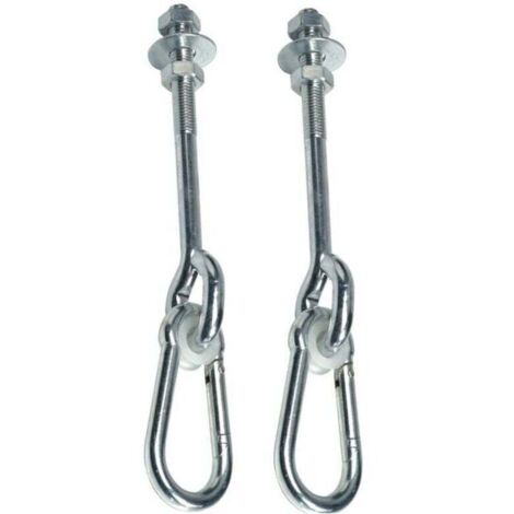 Lot de 2 crochets crochet de Plafond, Crochets de Suspension, Vis de Fixation pour Balanoire, Bton Bois Ensembles, Yoga, Hamac, Chaise Accrochante