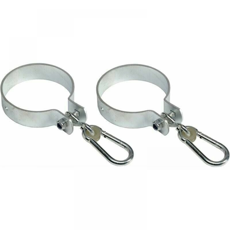 Cyslmuk - Lot de 2 crochets de balançoire avec mousqueton pour poutres rondes ø 10cm