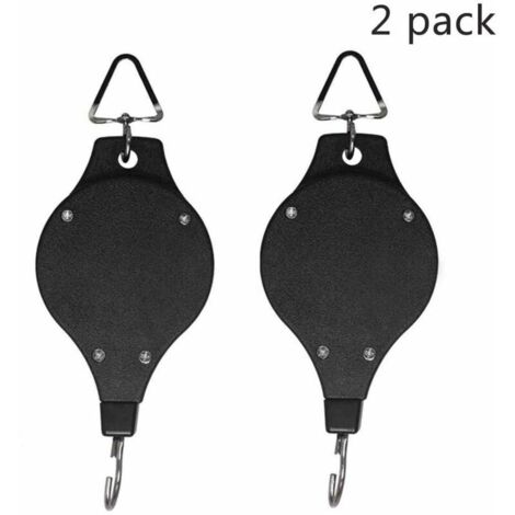 Lot de 2 crochets de suspension télescopiques pour pots de fleurs, orchidées, accessoires de jardinage